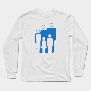 Friends & Family (Blue) Long Sleeve T-Shirt